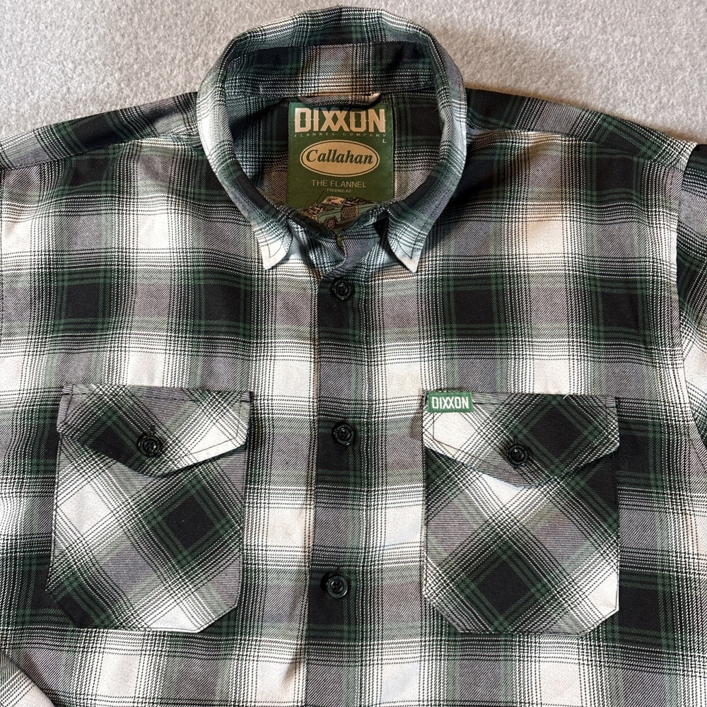 DIXXON Flannel Company Callahan Green Plaid Long Sleeve Men's Sz L Excellent Con - Picture 2 of 15
